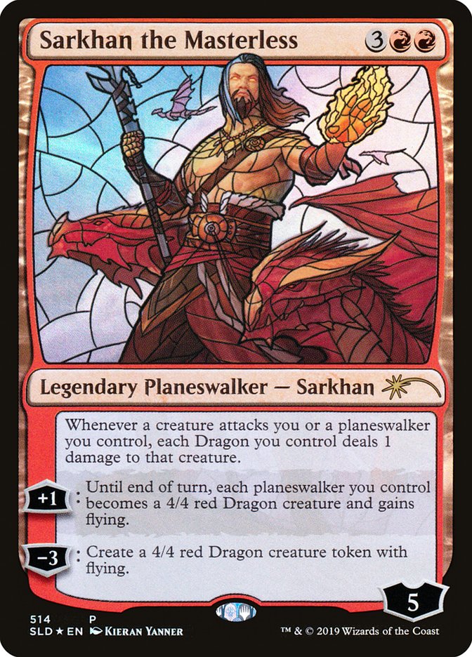 Sarkhan the Masterless (Stained Glass) [Secret Lair Drop Promos] | PLUS EV GAMES 
