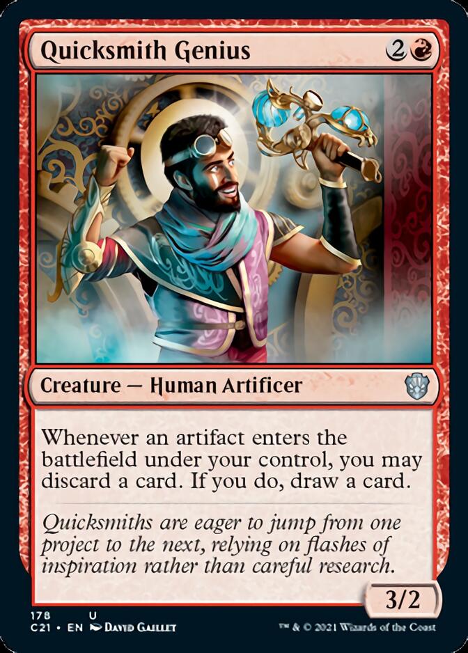 Quicksmith Genius [Commander 2021] | PLUS EV GAMES 