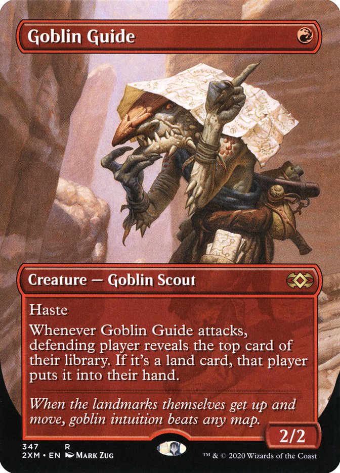 Goblin Guide (Toppers) [Double Masters Extended Art] | PLUS EV GAMES 