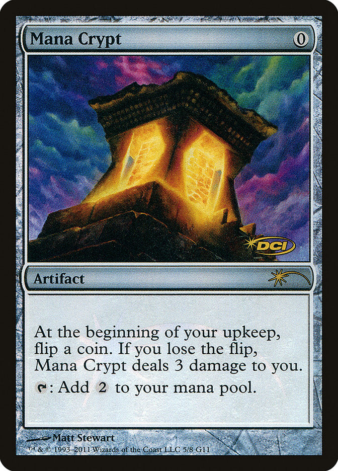 Mana Crypt [Judge Gift Cards 2011] | PLUS EV GAMES 