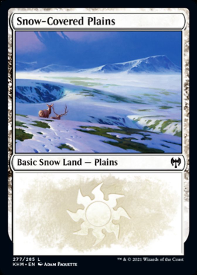 Snow-Covered Plains (277) [Kaldheim] | PLUS EV GAMES 