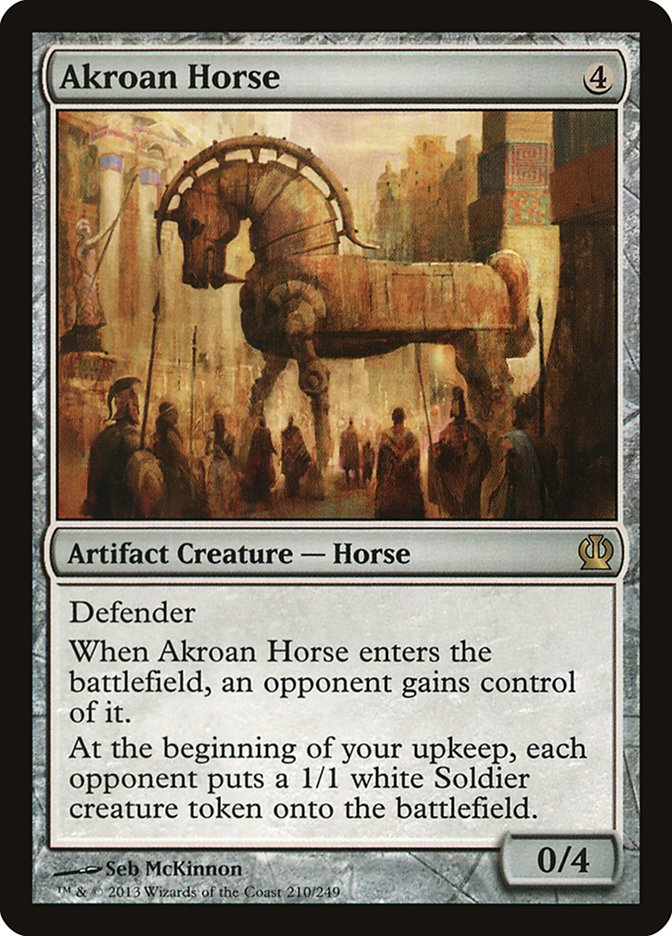 Akroan Horse [Theros] | PLUS EV GAMES 