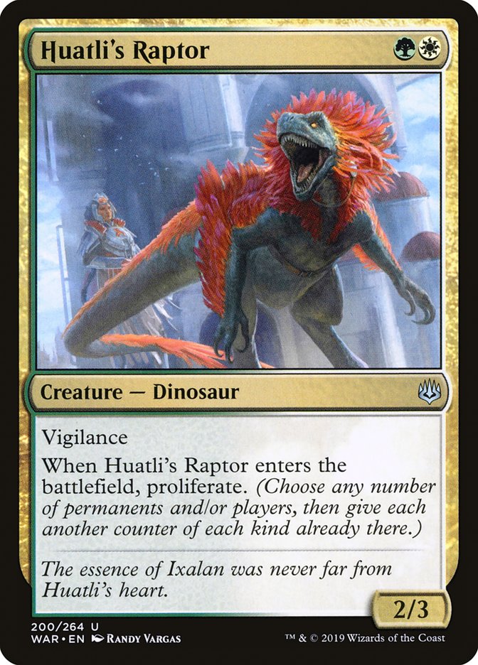 Huatli's Raptor [War of the Spark] | PLUS EV GAMES 