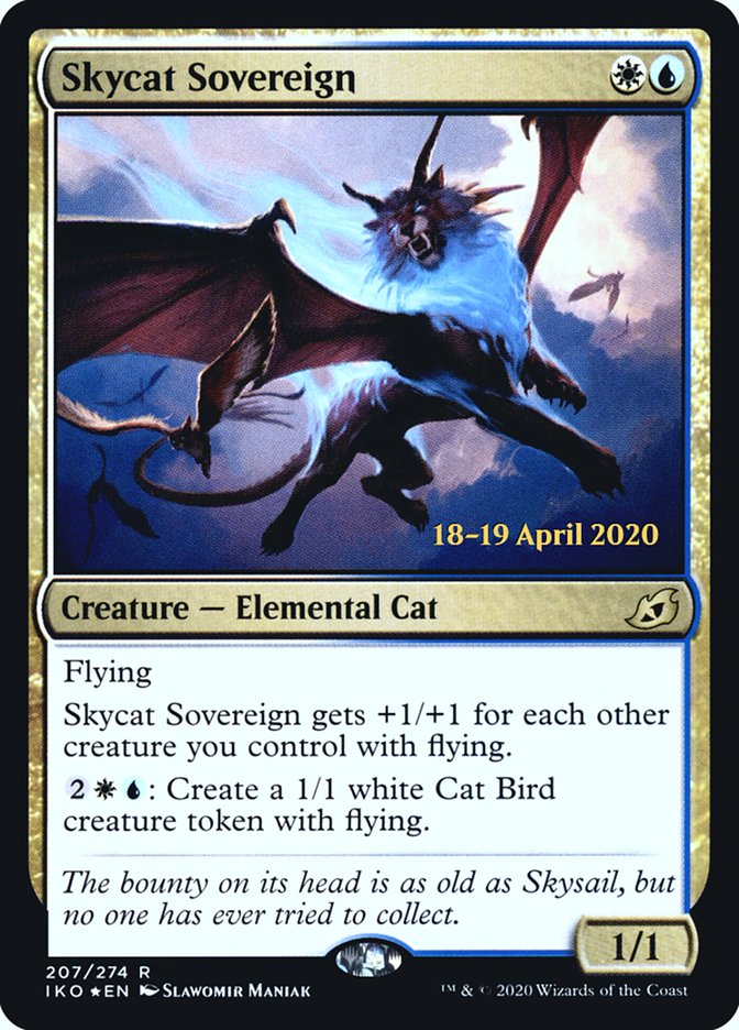 Skycat Sovereign  [Ikoria: Lair of Behemoths Prerelease Promos] | PLUS EV GAMES 