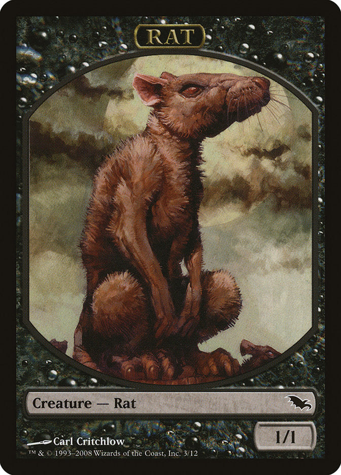 Rat [Shadowmoor Tokens] | PLUS EV GAMES 