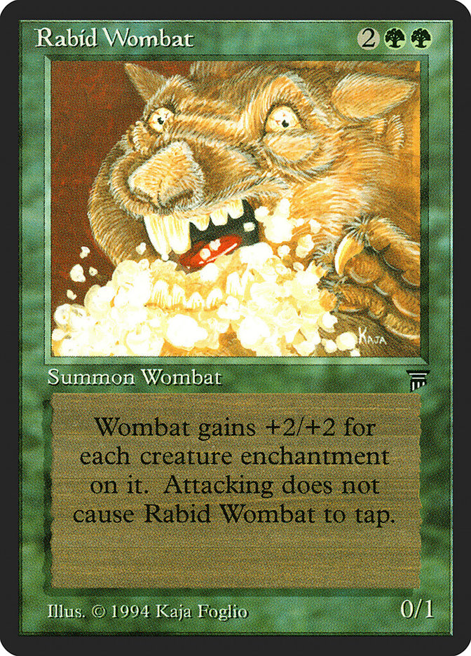 Rabid Wombat [Legends] | PLUS EV GAMES 