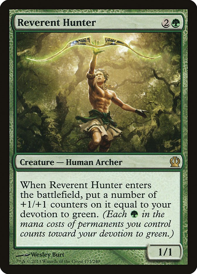 Reverent Hunter [Theros] | PLUS EV GAMES 