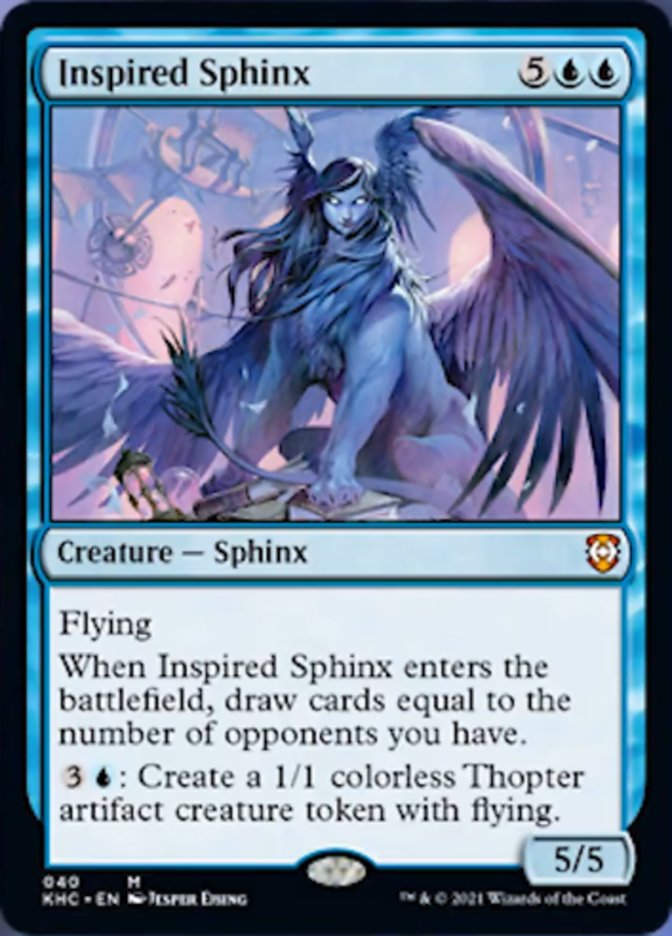 Inspired Sphinx [Kaldheim Commander] | PLUS EV GAMES 