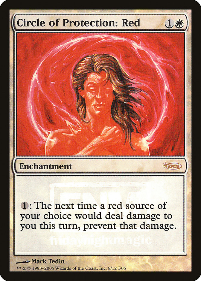 Circle of Protection: Red [Friday Night Magic 2005] | PLUS EV GAMES 