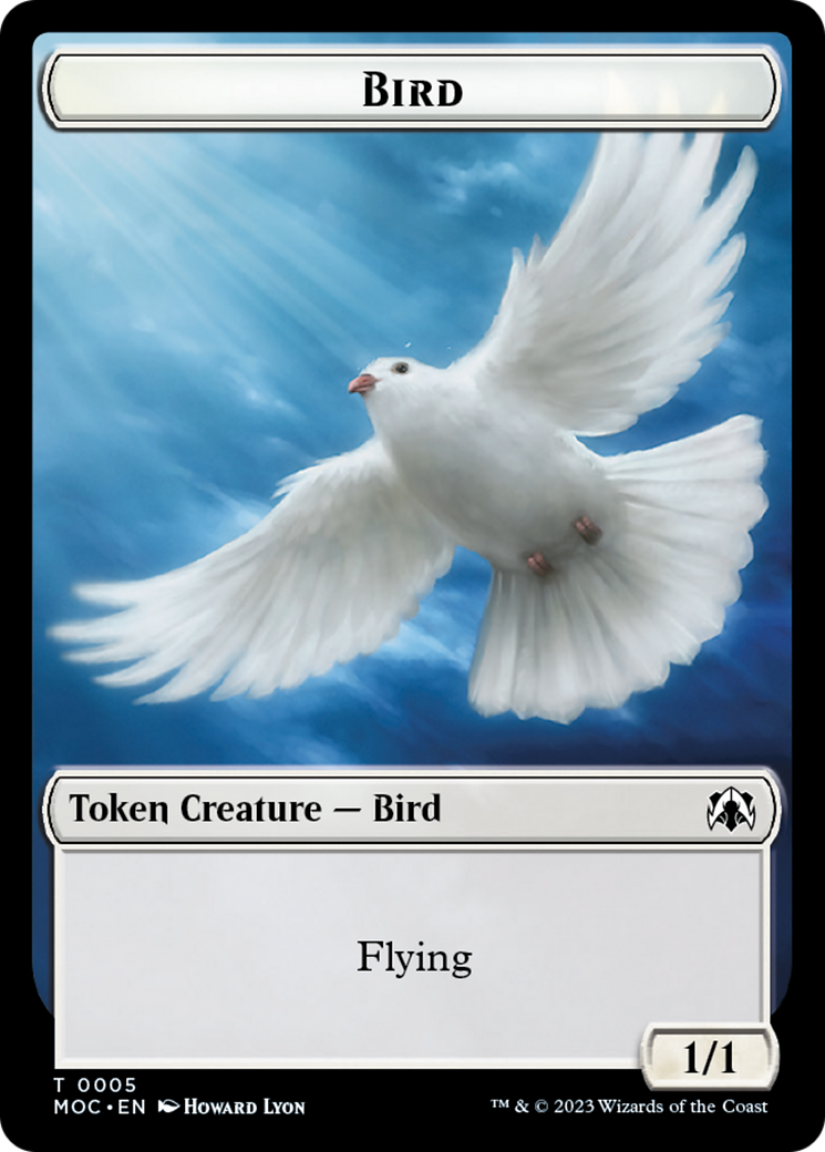 Bird // Kobolds of Kher Keep Double-Sided Token [March of the Machine Commander Tokens] | PLUS EV GAMES 