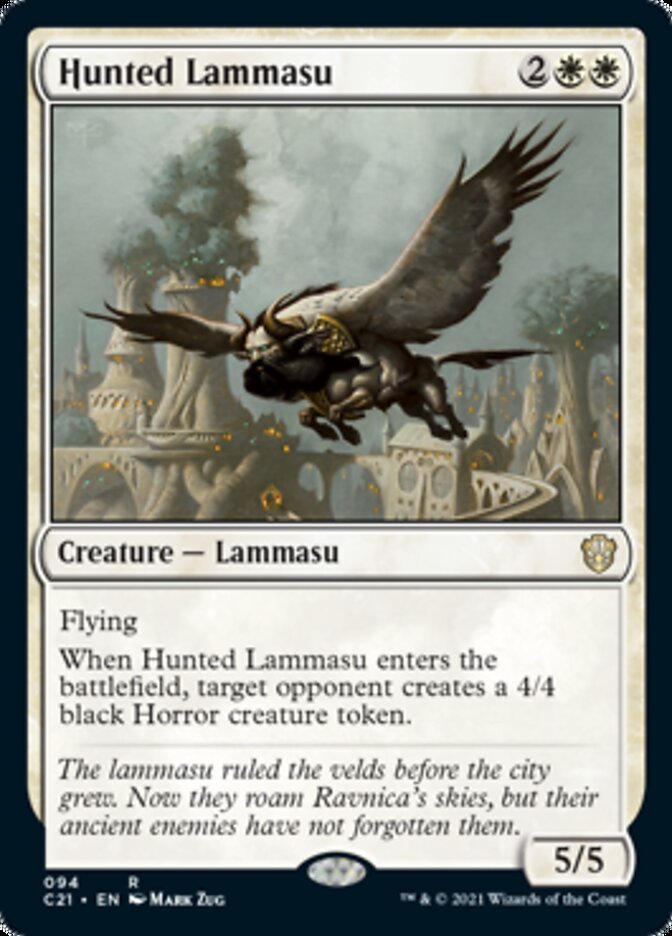Hunted Lammasu [Commander 2021] | PLUS EV GAMES 