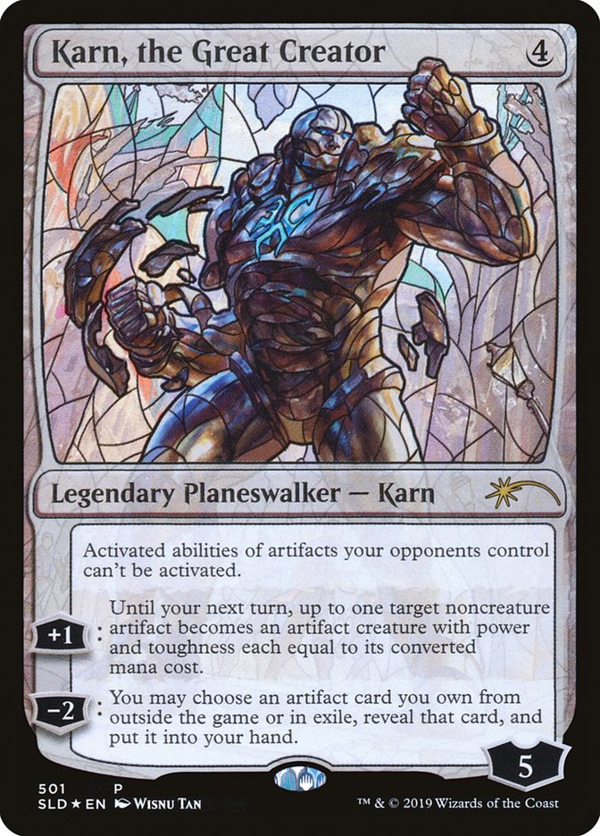 Karn, the Great Creator (Stained Glass) [Secret Lair Drop Promos] | PLUS EV GAMES 