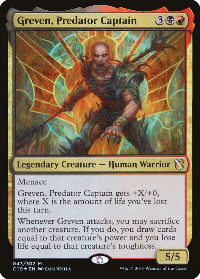 Greven, Predator Captain [Commander 2019] | PLUS EV GAMES 