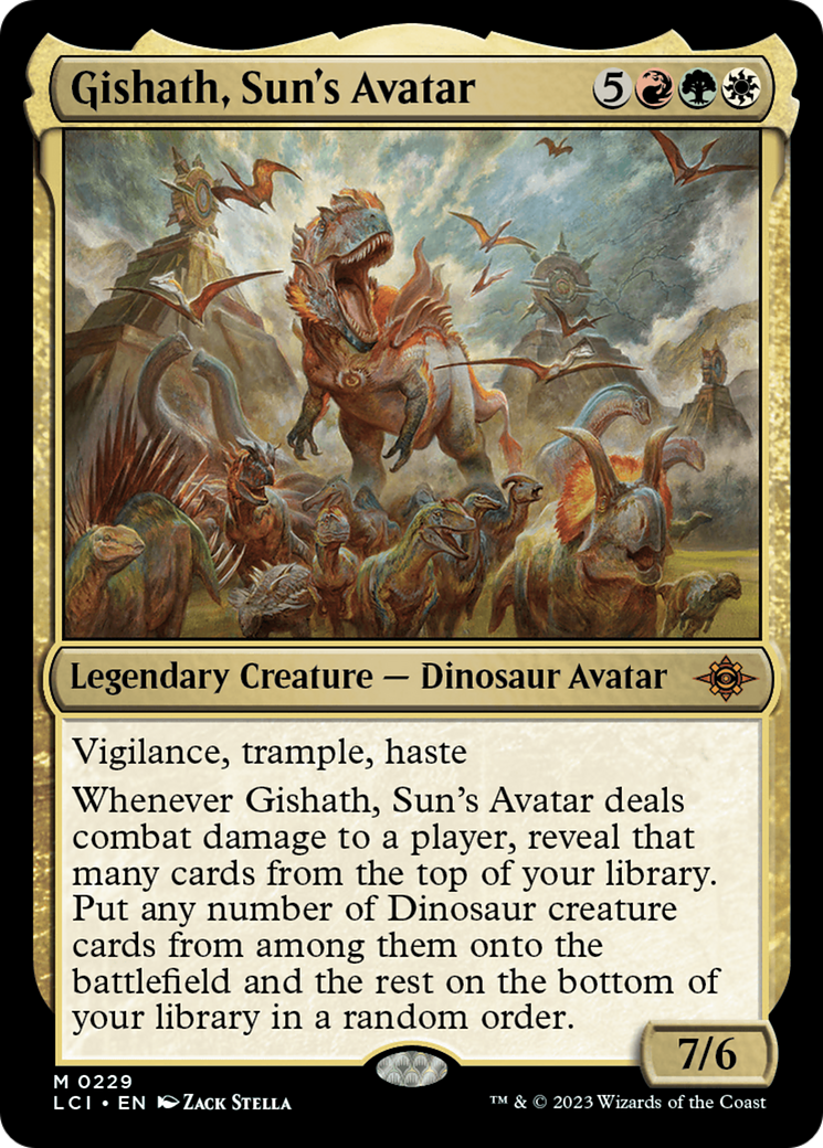 Gishath, Sun's Avatar [The Lost Caverns of Ixalan] | PLUS EV GAMES 