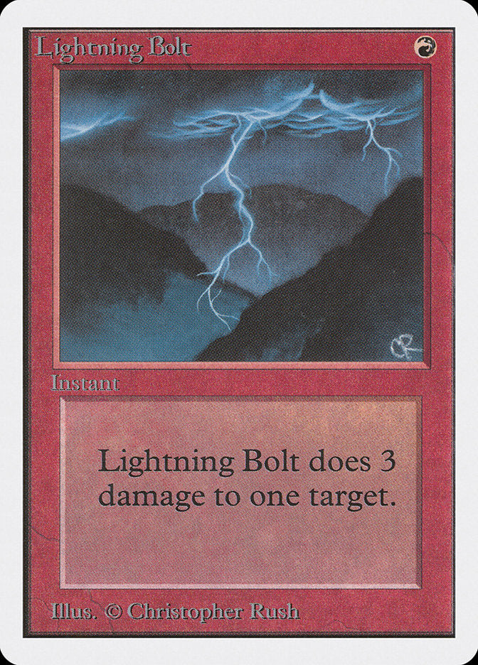Lightning Bolt [Unlimited Edition] | PLUS EV GAMES 