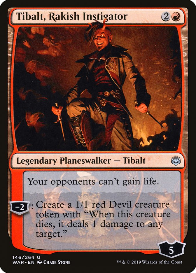 Tibalt, Rakish Instigator [War of the Spark] | PLUS EV GAMES 