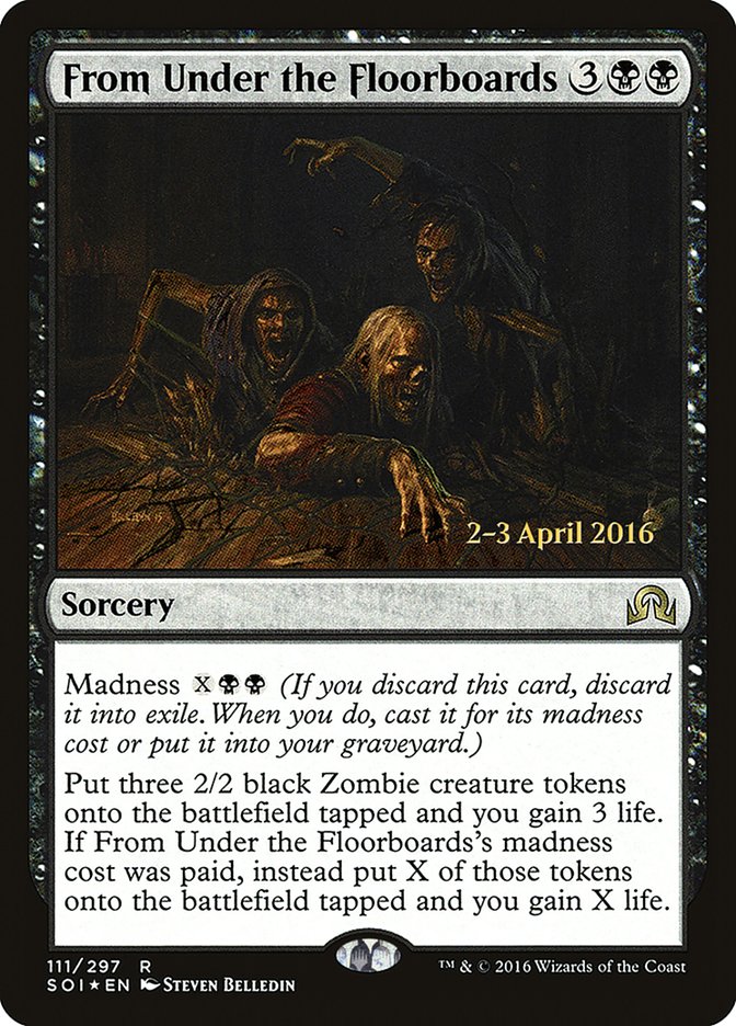 From Under the Floorboards [Shadows over Innistrad Prerelease Promos] | PLUS EV GAMES 