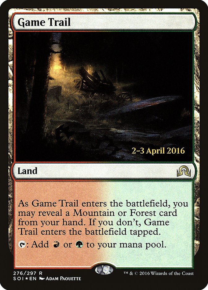 Game Trail [Shadows over Innistrad Prerelease Promos] | PLUS EV GAMES 