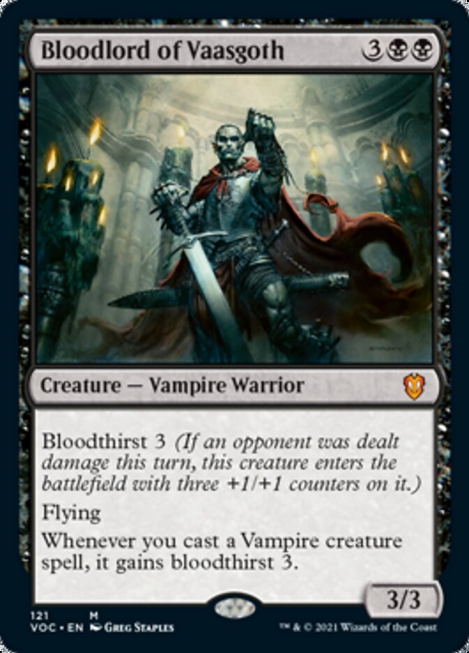 Bloodlord of Vaasgoth [Innistrad: Crimson Vow Commander] | PLUS EV GAMES 
