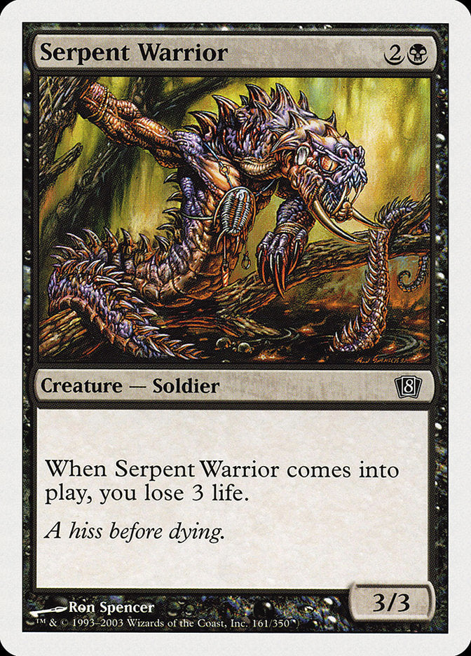 Serpent Warrior [Eighth Edition] | PLUS EV GAMES 