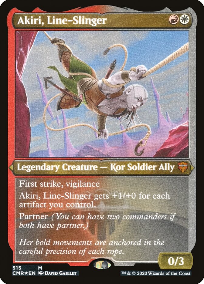 Akiri, Line-Slinger [Commander Legends Etched] | PLUS EV GAMES 