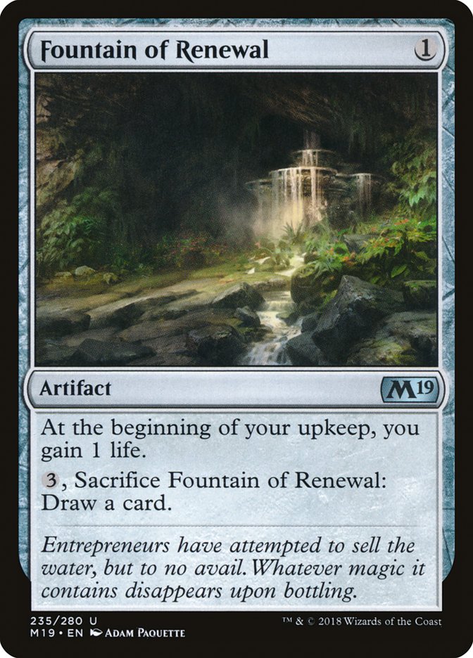 Fountain of Renewal [Core Set 2019] | PLUS EV GAMES 