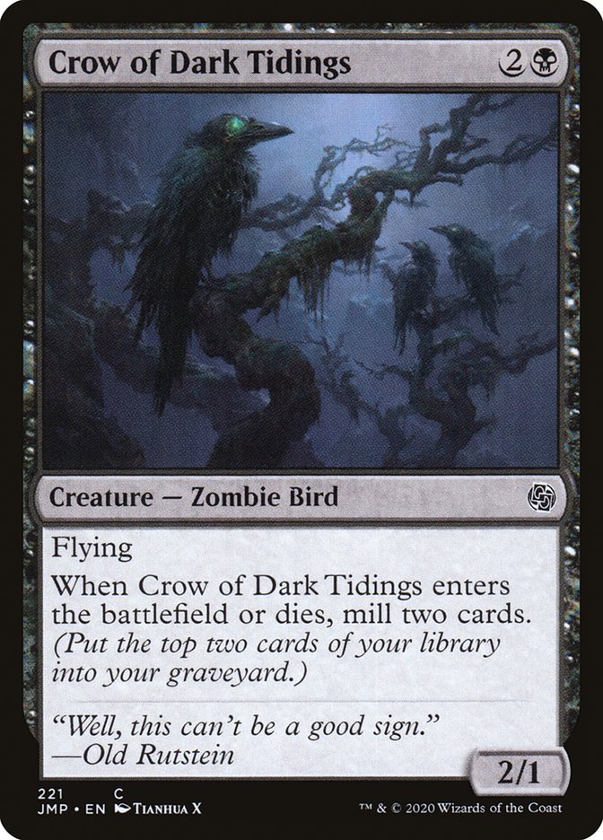 Crow of Dark Tidings [Jumpstart] | PLUS EV GAMES 