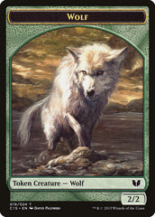 Wolf // Zombie Double-Sided Token [Commander 2015 Tokens] | PLUS EV GAMES 