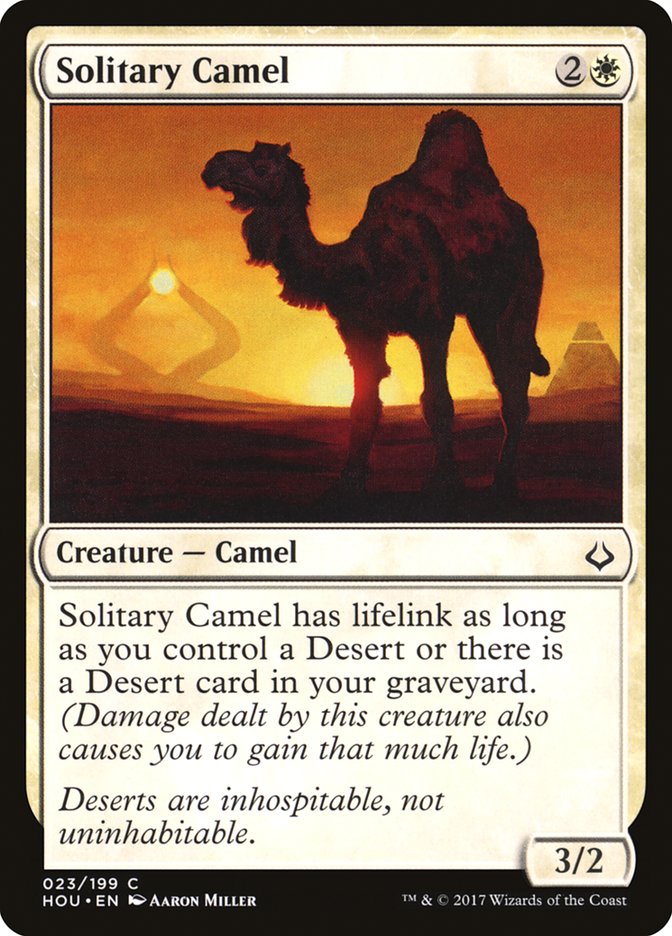 Solitary Camel [Hour of Devastation] | PLUS EV GAMES 