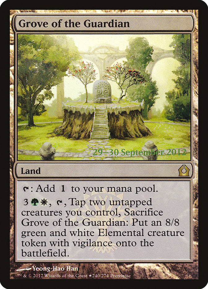 Grove of the Guardian [Return to Ravnica Prerelease Promos] | PLUS EV GAMES 