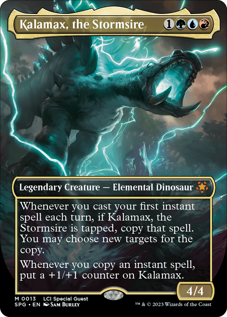 Kalamax, the Stormsire (Borderless) [The Lost Caverns of Ixalan Special Guests] | PLUS EV GAMES 