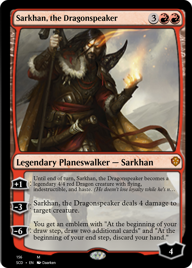 Sarkhan, the Dragonspeaker [Starter Commander Decks] | PLUS EV GAMES 