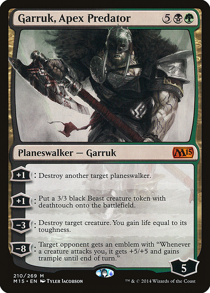 Garruk, Apex Predator [Magic 2015] | PLUS EV GAMES 