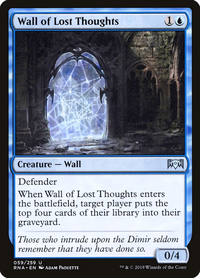 Wall of Lost Thoughts [Ravnica Allegiance] | PLUS EV GAMES 