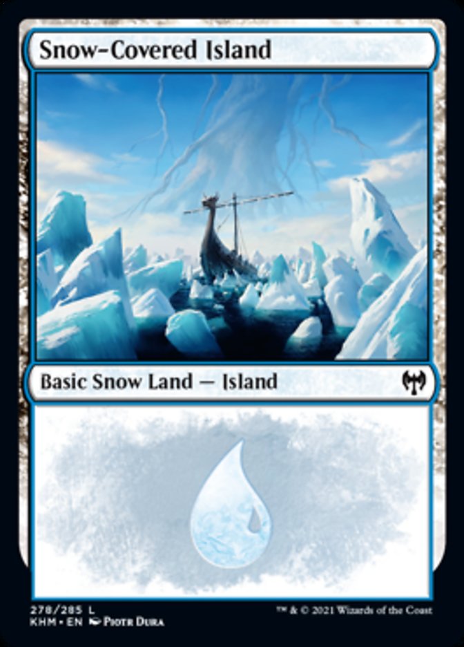 Snow-Covered Island (278) [Kaldheim] | PLUS EV GAMES 