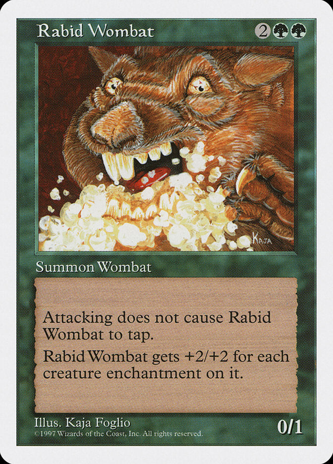 Rabid Wombat [Fifth Edition] | PLUS EV GAMES 