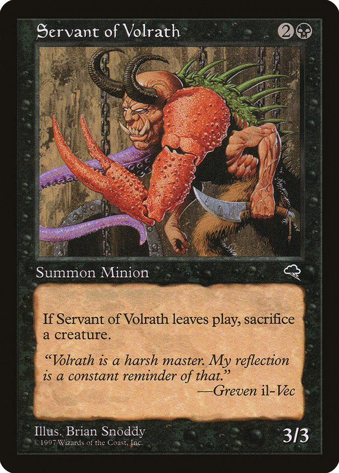 Servant of Volrath [Tempest] | PLUS EV GAMES 