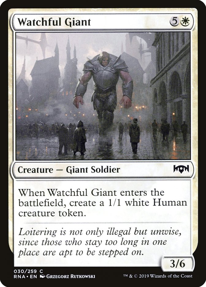 Watchful Giant [Ravnica Allegiance] | PLUS EV GAMES 