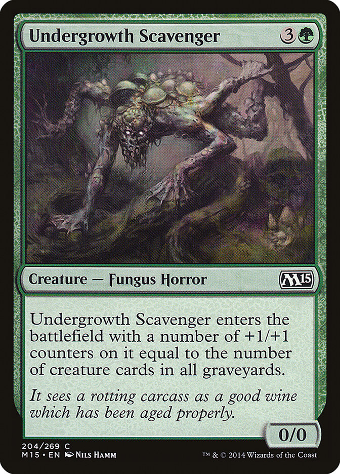 Undergrowth Scavenger [Magic 2015] | PLUS EV GAMES 