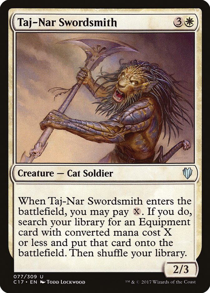 Taj-Nar Swordsmith [Commander 2017] | PLUS EV GAMES 