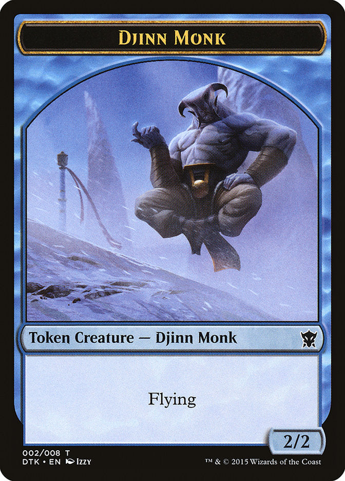 Djinn Monk [Dragons of Tarkir Tokens] | PLUS EV GAMES 