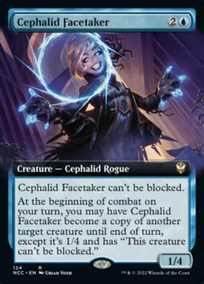Cephalid Facetaker (Extended Art) [Streets of New Capenna Commander] | PLUS EV GAMES 