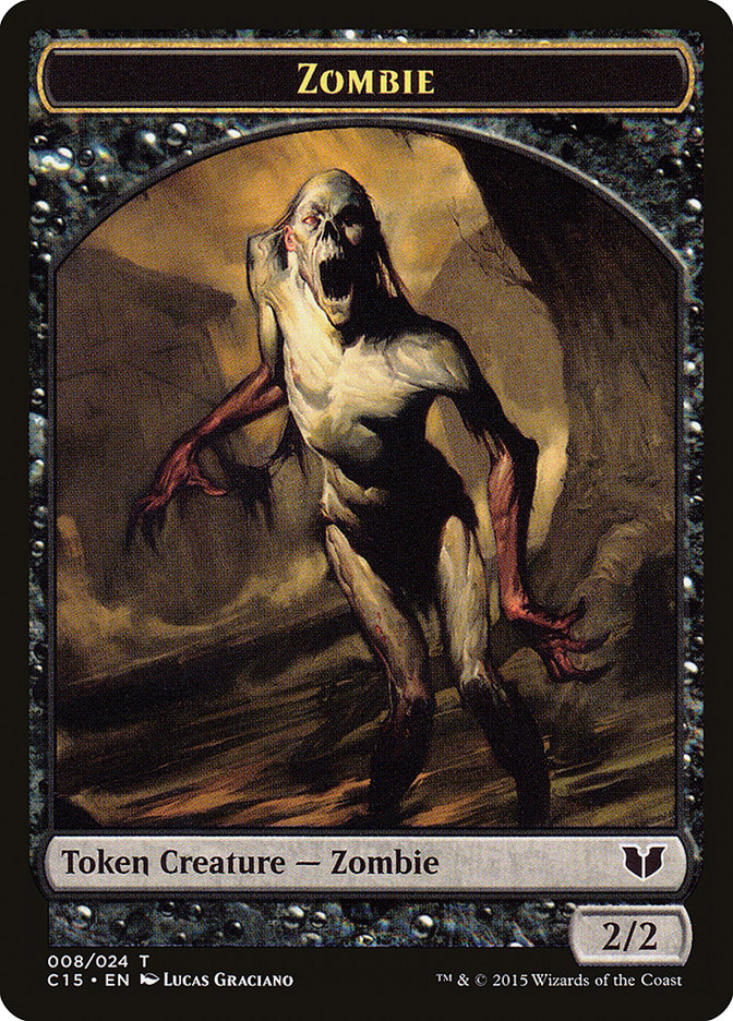 Germ // Zombie Double-Sided Token [Commander 2015 Tokens] | PLUS EV GAMES 