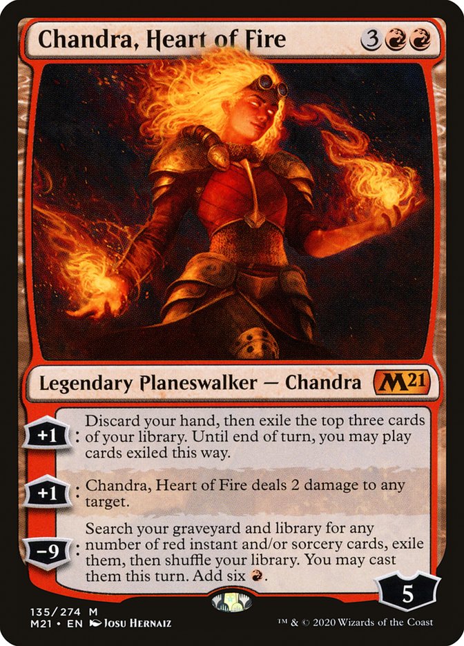 Chandra, Heart of Fire [Core Set 2021] | PLUS EV GAMES 