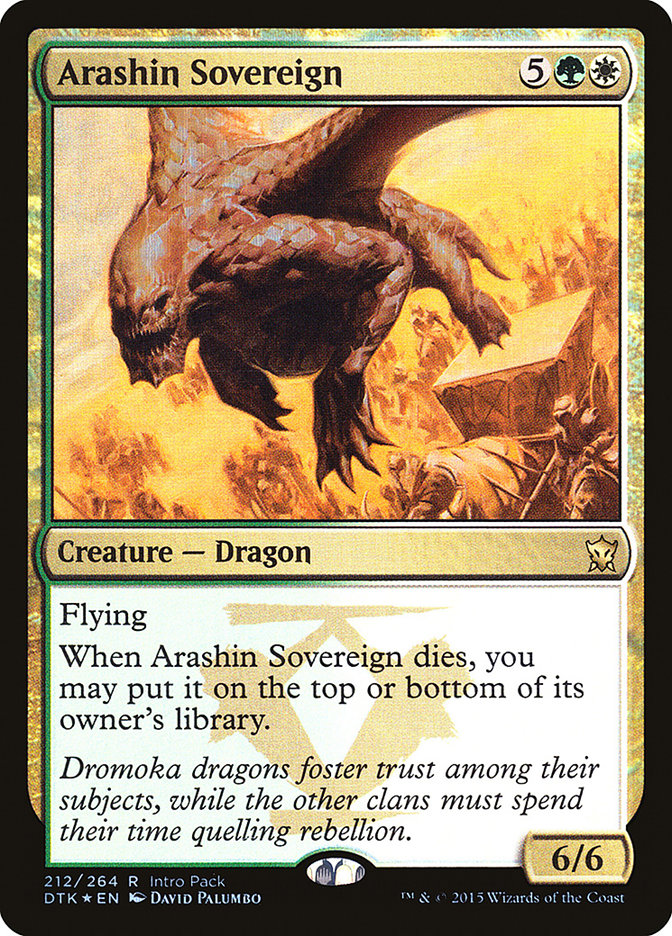 Arashin Sovereign (Intro Pack) [Dragons of Tarkir Promos] | PLUS EV GAMES 