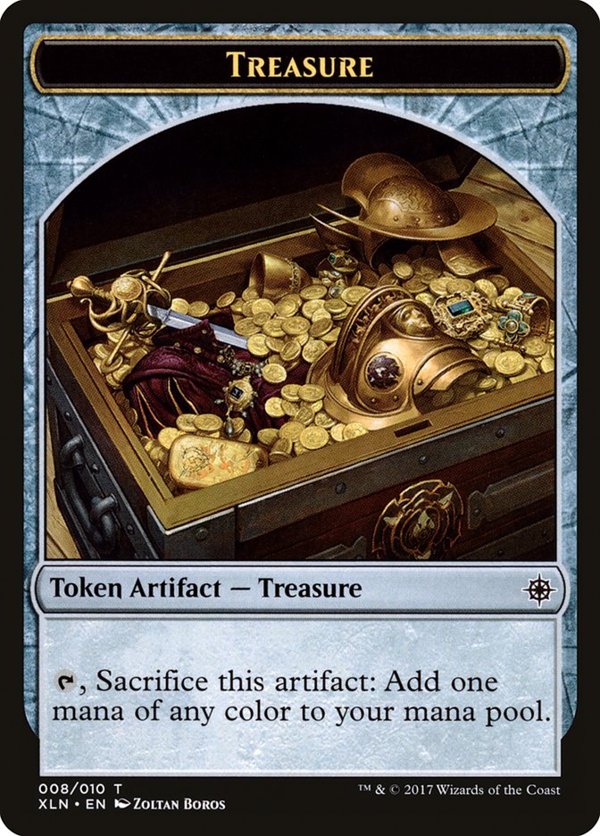 Treasure (008/010) [Ixalan Tokens] | PLUS EV GAMES 