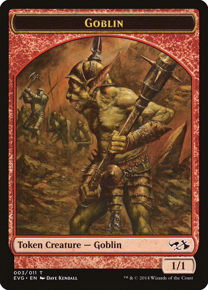 Goblin Token (Elves vs. Goblins) [Duel Decks Anthology Tokens] | PLUS EV GAMES 