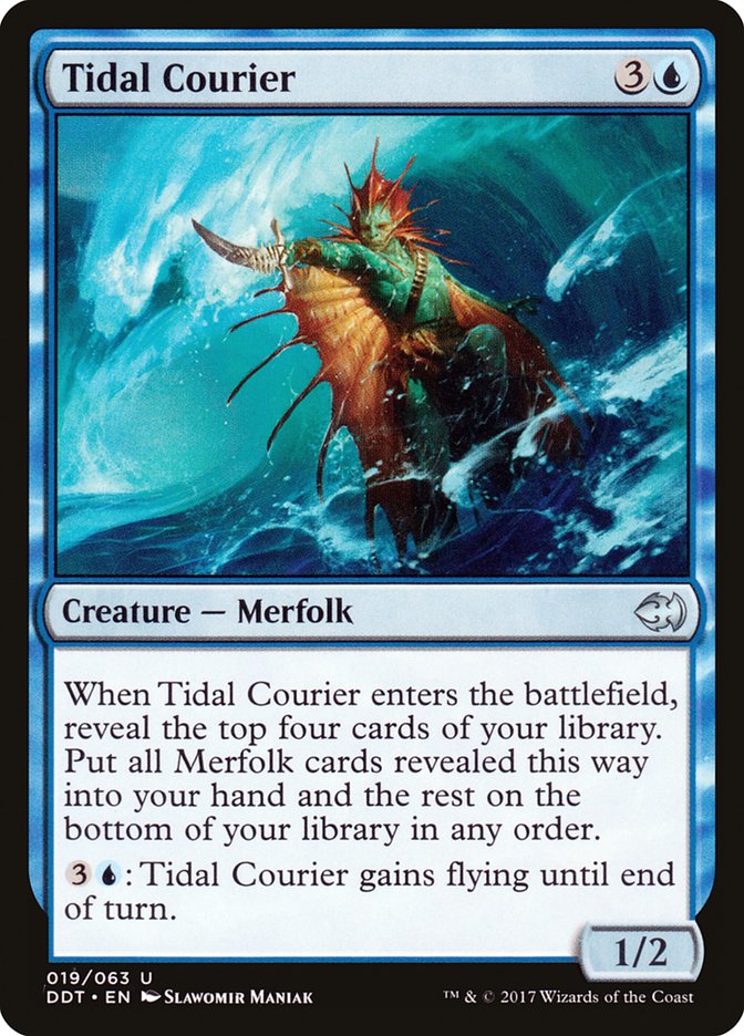 Tidal Courier [Duel Decks: Merfolk vs. Goblins] | PLUS EV GAMES 
