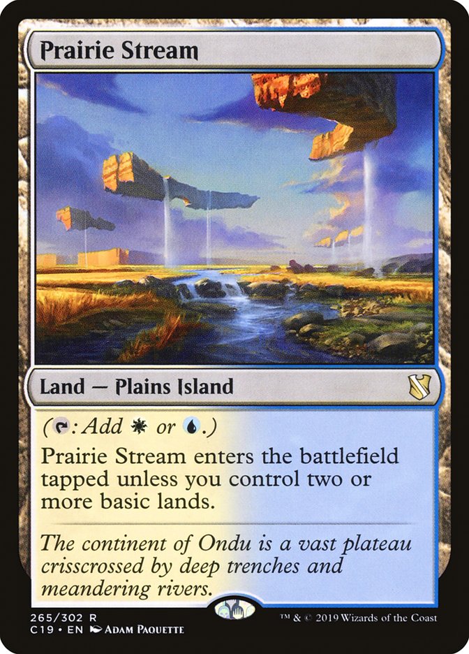Prairie Stream [Commander 2019] | PLUS EV GAMES 