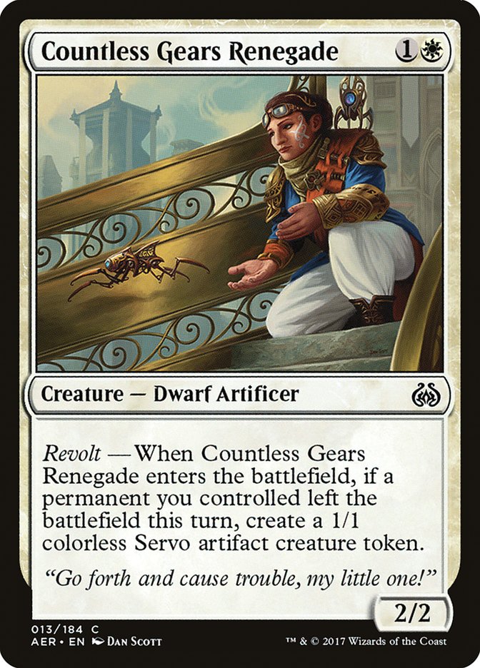 Countless Gears Renegade [Aether Revolt] | PLUS EV GAMES 